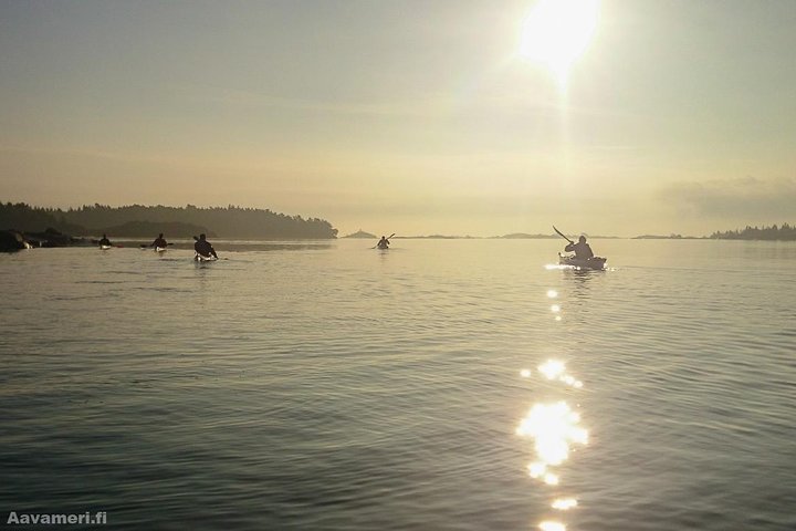 Guided Evening Sea Kayaking in Turku Archipelago
