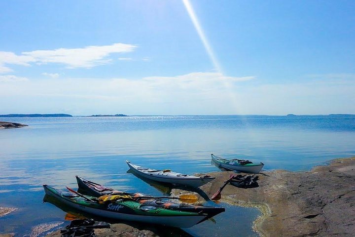 Guided Evening Sea Kayaking in Turku Archipelago