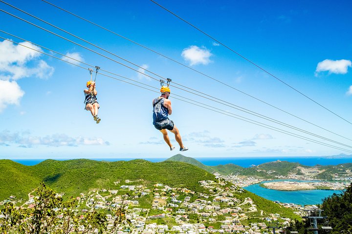 Big three-Full Experience at Rainforest Adventures St Maartin