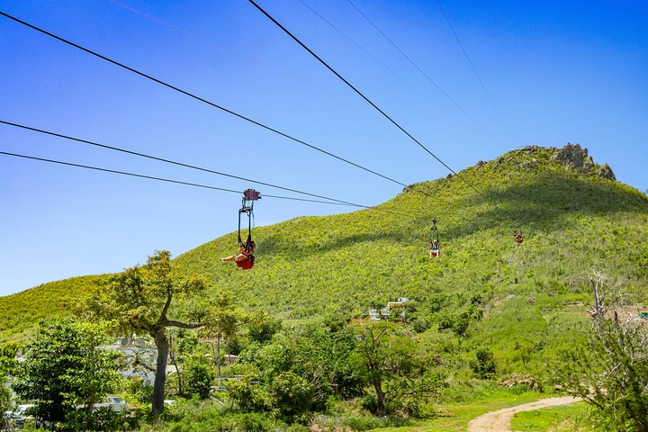 Sky Explorer and Flying Dutchman at Rainforest Adventures St. Maarten