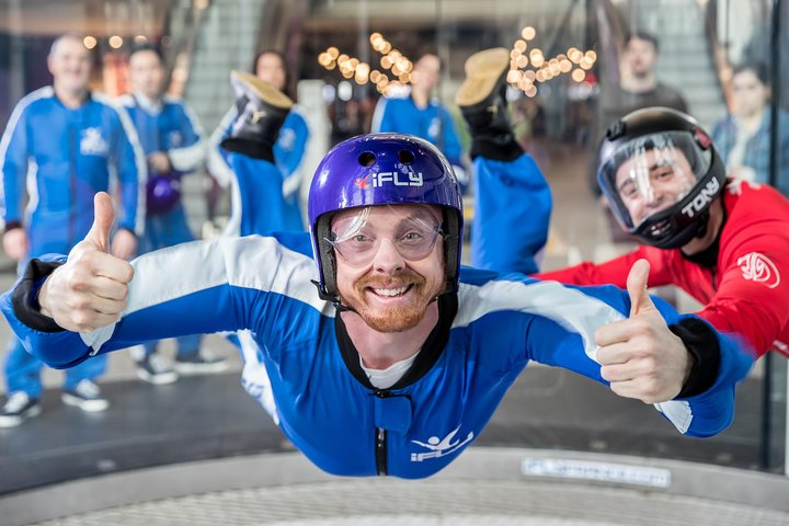 Milton Keynes iFLY Indoor Skydiving Experience - 2 Flights & Certificate