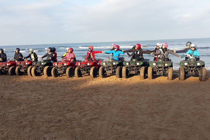 Essaouira P2: dunes wipe & beaches in quad with transfer