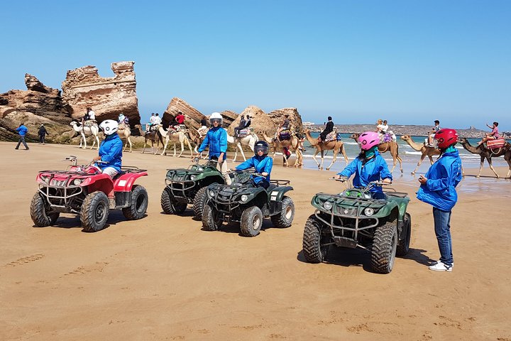 Essaouira P2: dunes wipe & beaches in quad with transfer