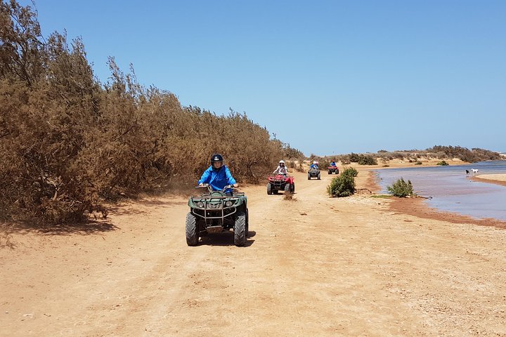Essaouira P2: dunes wipe & beaches in quad with transfer