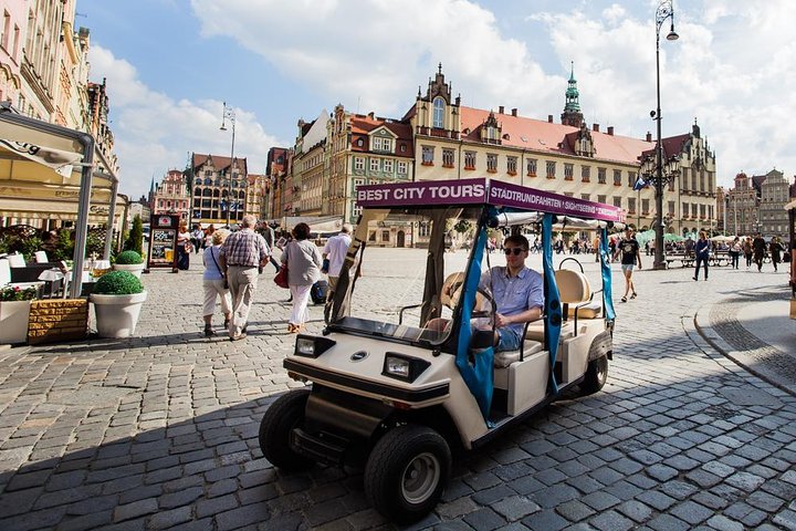 Wroclaw, 1- hour or 2-hours Group Tour by Electric Car
