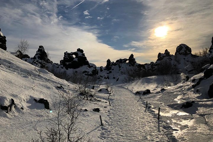 Lake Myvatn Day Tour and Godafoss Waterfall for Cruise Ships from Akureyri Port