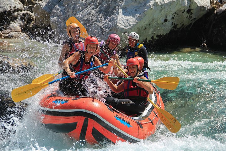 Whitewater Rafting on Soca River, Slovenia
