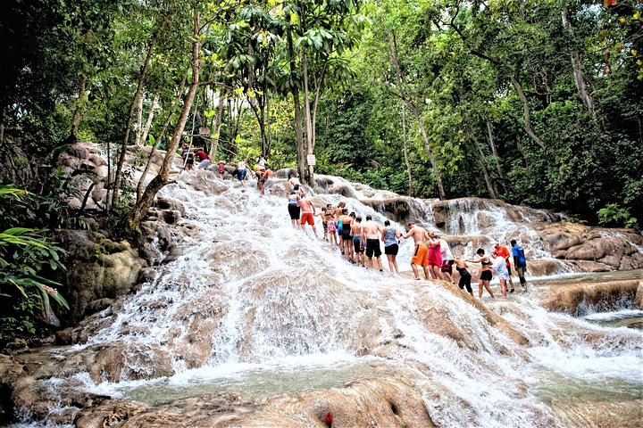 Blue Hole, Secret Falls, and Dunn's River Falls Combo Day-Trip