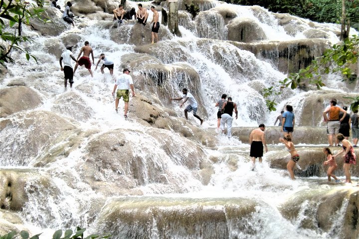 Blue Hole, Secret Falls, and Dunn's River Falls Combo Day-Trip