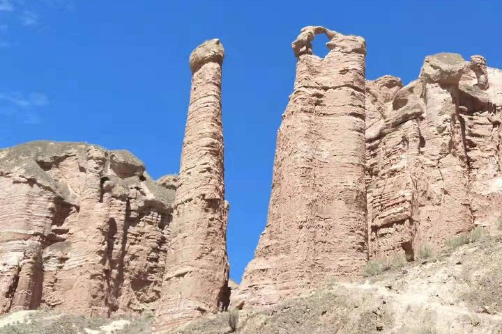 Private Hiking Tour: Binggou Danxia and Zhangye Danxia Geopark from Zhangye