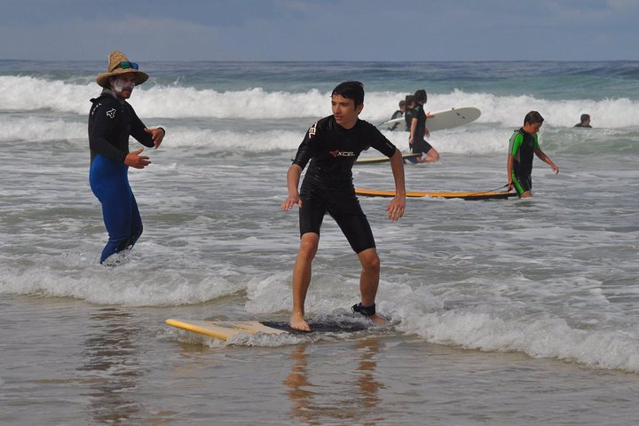 Surfing lessons