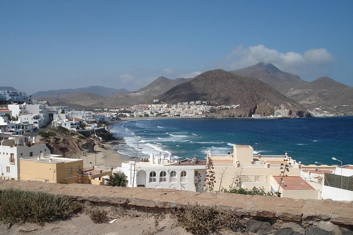Cabo de Gata Natural Park from Roquetas, Aguadulce & Almeria