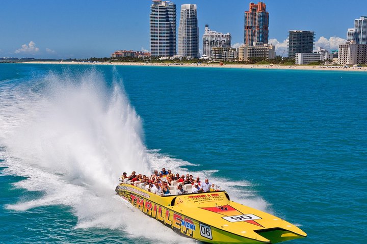 Speedboat Sightseeing Adventure of Miami