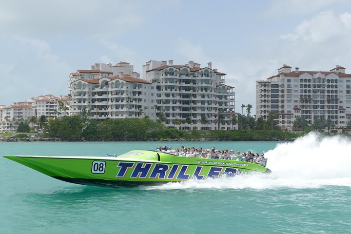 Speedboat Sightseeing Adventure of Miami