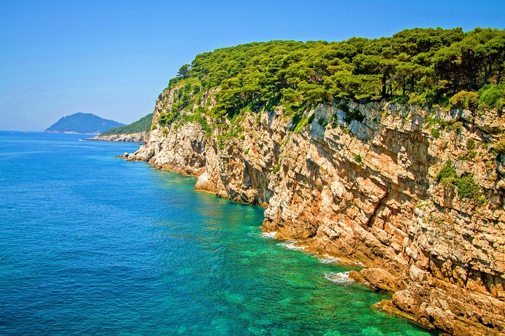 Small Group Blue Cave and Sunj Beach Boat Tour from Dubrovnik