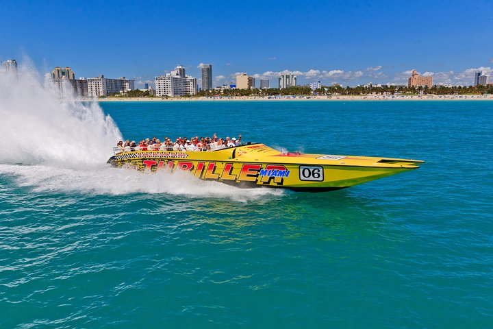 Speedboat Sightseeing Adventure of Miami