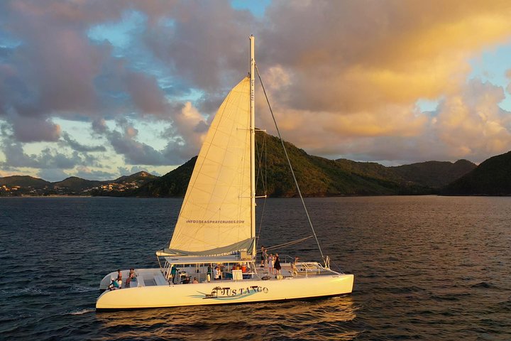 Champagne Sunset Sail in St. Lucia