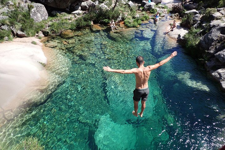 From Porto: Waterfall, Lagoon, Old Village in Gerês National Park