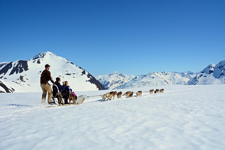 Anchorage Helicopter Glacier Dogsledding Tour