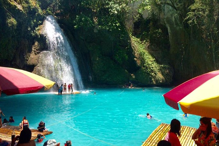 Kawasan Falls and Mantayupan Falls in One Day from Cebu