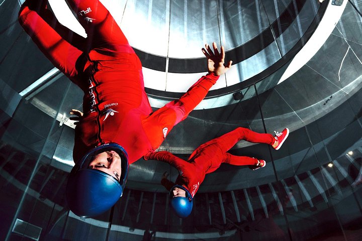 Montgomery Indoor Skydiving Experience with 2 Flights & Personalized Certificate