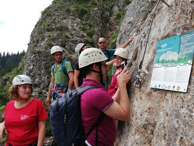 Via Ferrata Tour near Red Lake (Lacu Rosu)