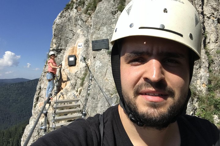 Via Ferrata Tour near Red Lake (Lacu Rosu)