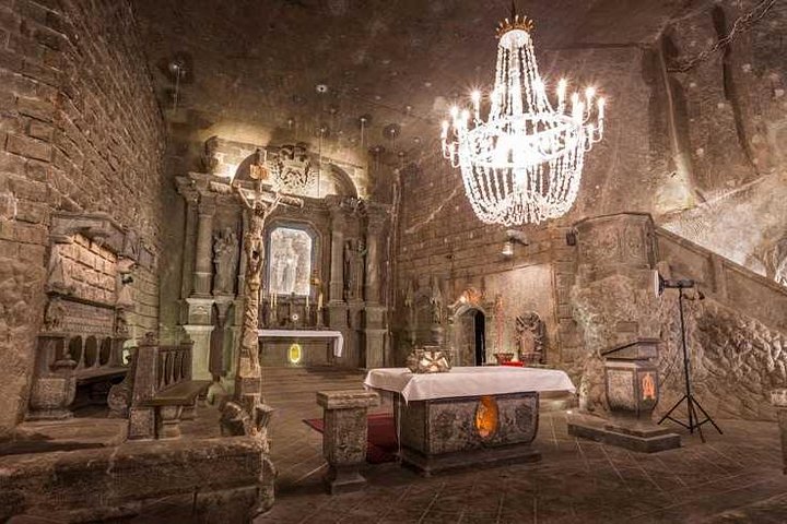 Salt Mine Guided Tour from Krakow (hotel pick up)