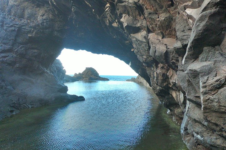 Porto Moniz, Seixal, Fanal Forest, Cliff Skywalk in Open Roof 4X4