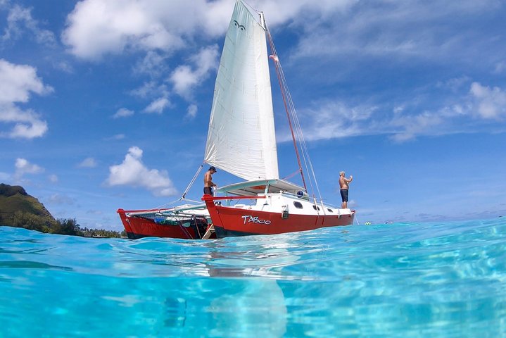 Half Day Tour : Moorea Snorkeling & Sailing on a Catamaran named Taboo