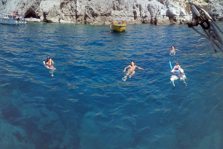 Greek Shores Snorkel and Sailing Day Trip with Lunch