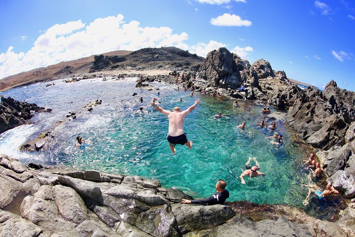Island Jeep Safari with Natural Pool Baby Beach and Lunch