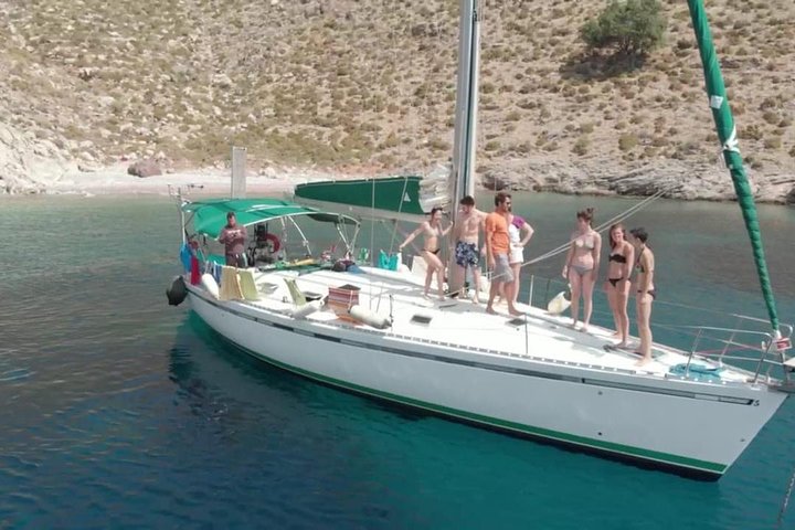 Greek Shores Snorkel and Sailing Day Trip with Lunch