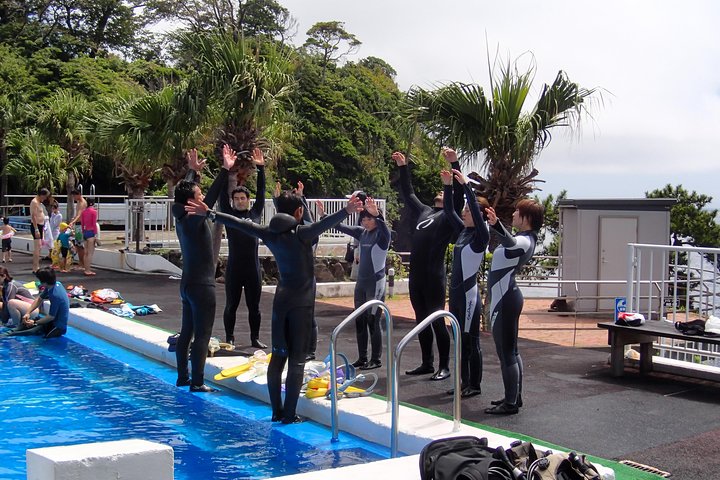 Experience diving　Scuba diving in Japanese waters!!　It's your first time.Beginner to veteran instructors will guide you with kindness and care.