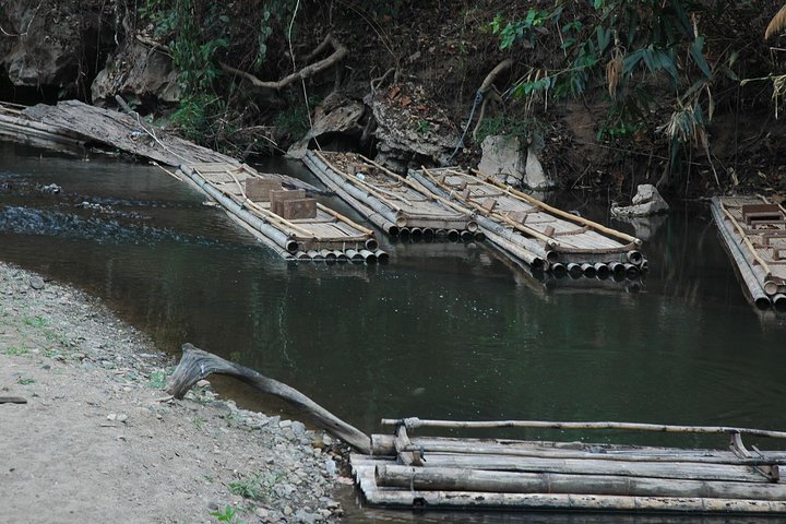 Tham Lod Cave & Pre-Historical Tomb & Bamboo Bridge