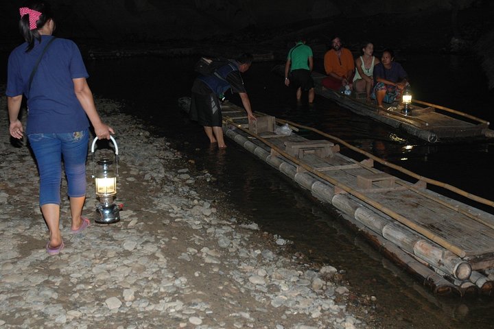 Tham Lod Cave & Pre-Historical Tomb & Bamboo Bridge