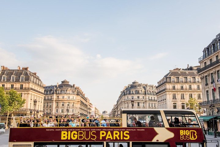 Paris Big Bus Hop-On Hop-Off Tour with Optional River Cruise
