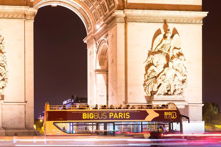 Paris Big Bus Hop-On Hop-Off Tour with Optional River Cruise