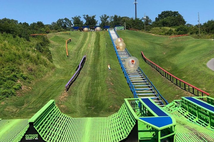 Outdoor Gravity Park Zorbing Admission Ticket in Pigeon Forge
