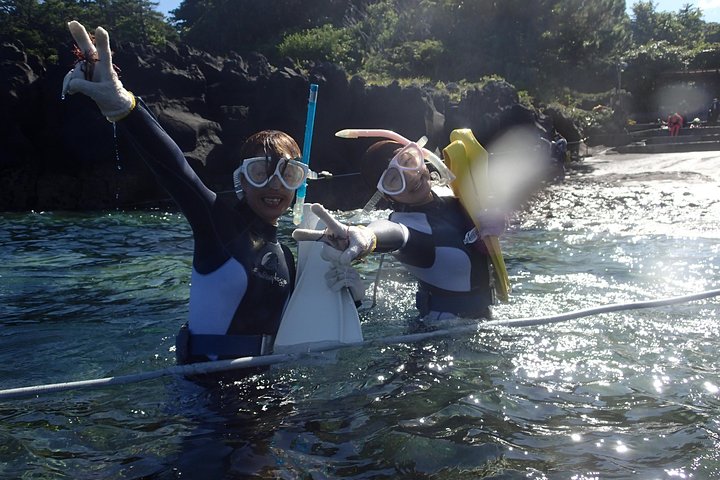 Half-day Snorkeling Course Relieved at the beginning Even in the sea of Izu, veteran instructors will teach kindly