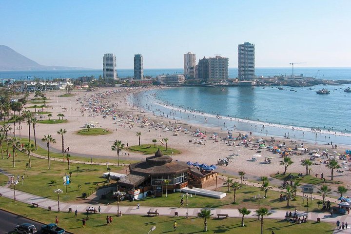 City tour of Iquique with navigation to the Esmeralda buoy