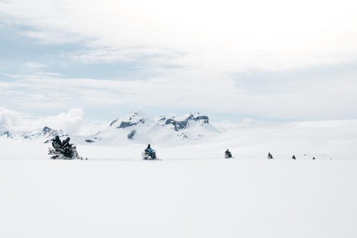 Snowmobiling Adventure on Langjokull Glacier from Gullfoss