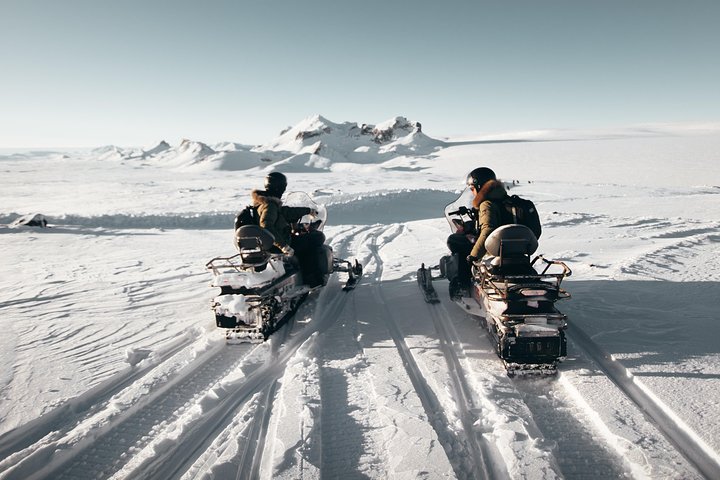 Snowmobiling Adventure on Langjokull Glacier from Gullfoss