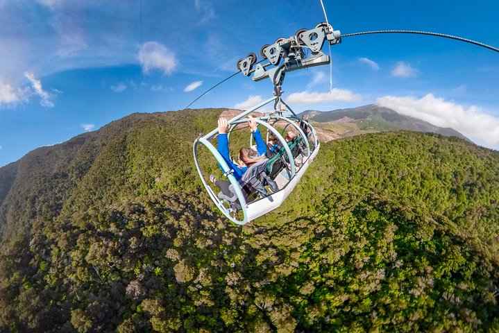 Skywire ziplining Adventure at Cable Bay, Nelson NZ