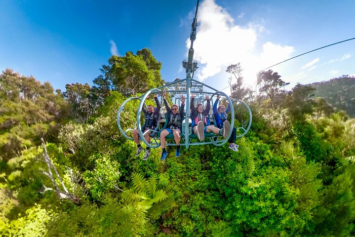Skywire ziplining Adventure at Cable Bay, Nelson NZ