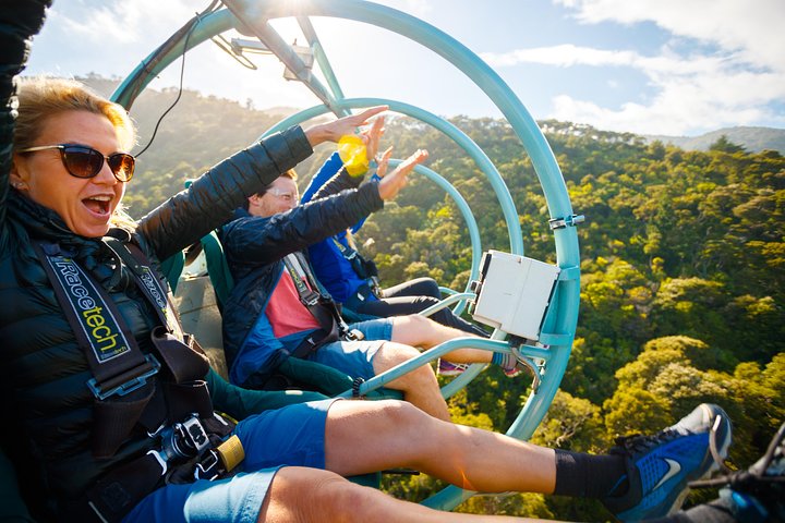 Skywire ziplining Adventure at Cable Bay, Nelson NZ