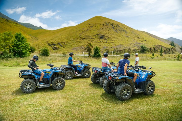 Quad Biking adventure through native forest & farm tracks