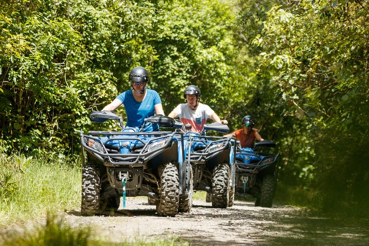 Quad Biking adventure through native forest & farm tracks