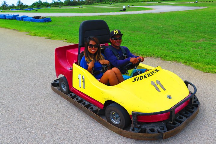Grotto Snorkeling and Seaside Circuit Go Karting