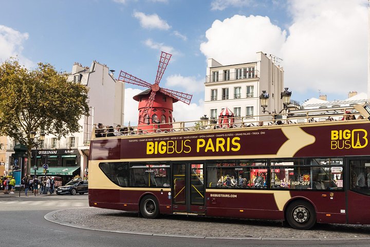 Paris Big Bus Hop-On Hop-Off Tour with Optional River Cruise